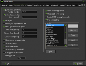 GameMakerStudio_preferences_Scripts_and_Code_settings