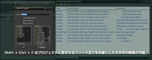 01_Function_of_GameMaker_Studio_1.4_search_in_scripts_-_result_screenshot