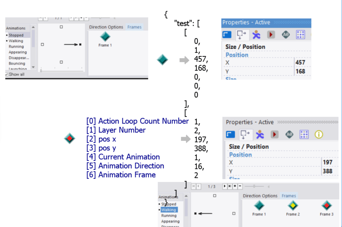 Create New JSON Array and fill elements :: Screenshot